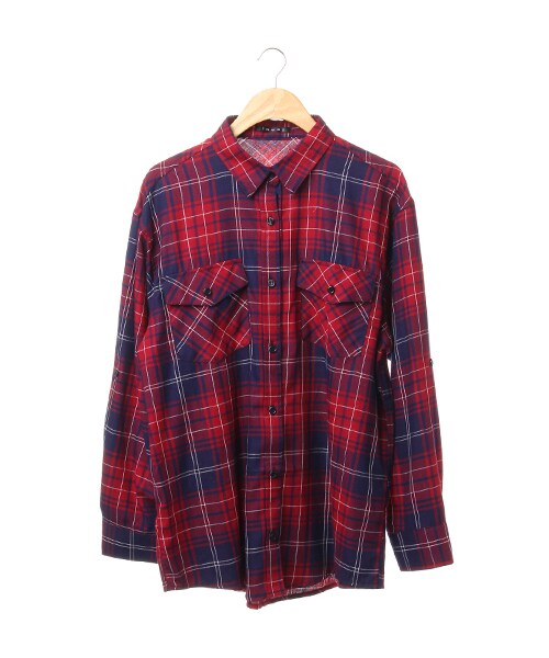 INGNI（イング）の「チェック柄ロールUP／長袖シャツ（トップス・レディース・ｵﾌﾎﾜｲﾄ/ｸﾛ/ｱｶ/ｺﾝ/ｺﾝ/ｸﾞﾘｰﾝ・M）」の10枚目の写真