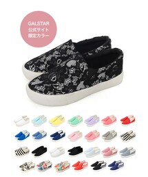 Re:EDIT | [24H限定 秋新作10％OFF]CHICMUSE シックミューズ 厚底ストライプボーダースリッポン(シューズ)