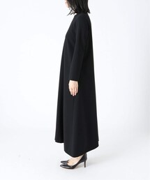 HARDY NOIR（アルディーノアール）の「クルーネックフレアワンピース  