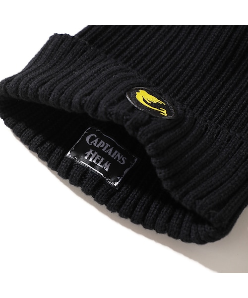 challenger captainshelm ビーニー CAPTAINS HELM 黒 ニットビーニー CAPTAINS HELM ニット Captains Helm