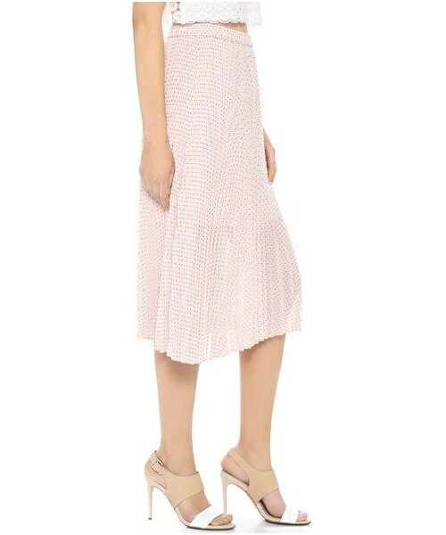 CLUB MONACO（クラブモナコ）の「Club Monaco Karrie Skirt（スカート・Pink Polka Dot・10）」の2枚目の写真