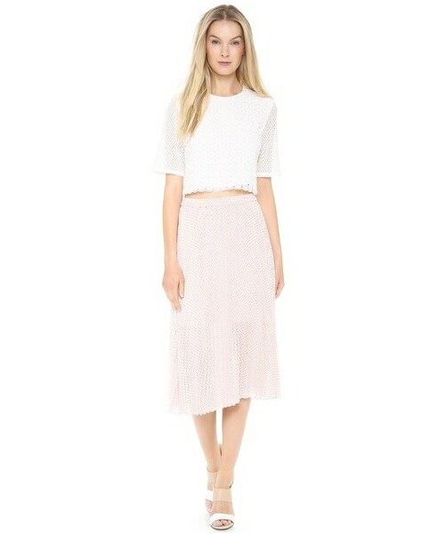 CLUB MONACO（クラブモナコ）の「Club Monaco Karrie Skirt（スカート・Pink Polka Dot・10）」の3枚目の写真