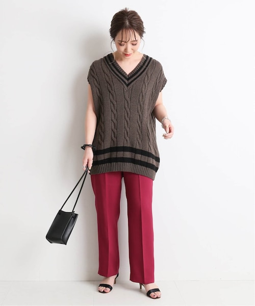 SLOBE IENA（スローブイエナ）の「ウォッシャブルツイルテーパード