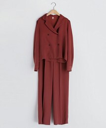 DHOLIC | ダブルボタンブラウス&ワイドスラックスSET(シャツ/ブラウス)