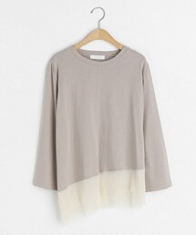 DHOLIC | プリーツヘムTシャツ(Tシャツ/カットソー)