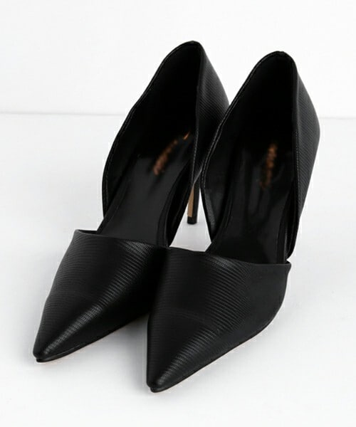 DHOLIC（ディーホリック）の「2TYPEポインテッドトゥシューズ（パンプス・レディース・ブラウン/ホワイト/ブラック・230/235/240/245/250）」の3枚目の写真