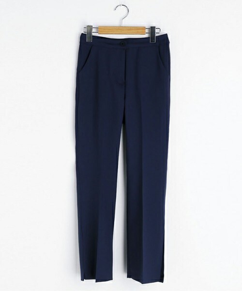 DHOLIC（ディーホリック）の「スリットスラックスパンツ（スラックス・レディース・レッド/ブルー/ブラック/ブラウン・S/M/L）」の4枚目の写真