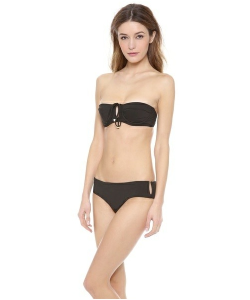 ZIMMERMANN(ジマーマン)の「Zimmermann Vivid Teardrop Bandeau Bikini(水着・Black・3/0)」の2枚目の写真