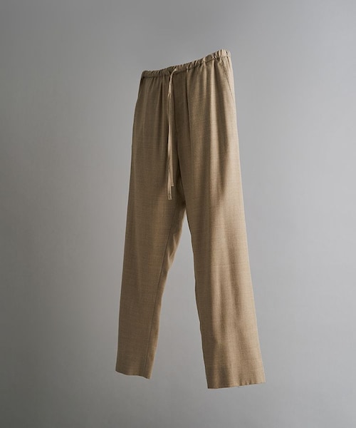 LIDNM(リドム)の「WOOL RAYON EASY PANTS(スラックス・メンズ・ベージュ系/グリーン系/ブルー系・SMALL/MEDIUM)」の5枚目の写真