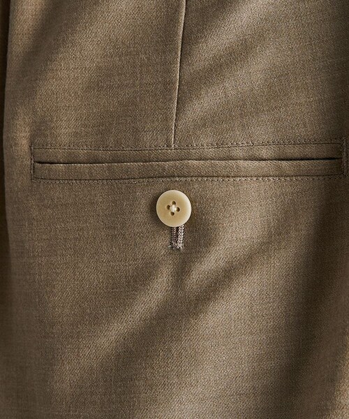 LIDNM(リドム)の「WOOL RAYON EASY PANTS(スラックス・メンズ・ベージュ系/グリーン系/ブルー系・SMALL/MEDIUM)」の7枚目の写真