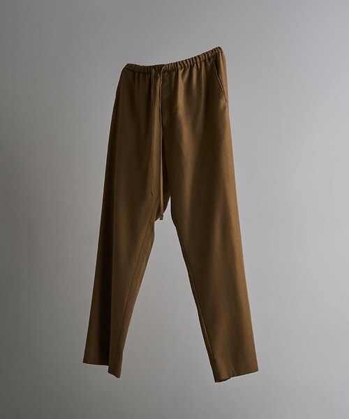 LIDNM(リドム)の「WOOL RAYON EASY PANTS(スラックス・メンズ・ベージュ系/グリーン系/ブルー系・SMALL/MEDIUM)」の9枚目の写真