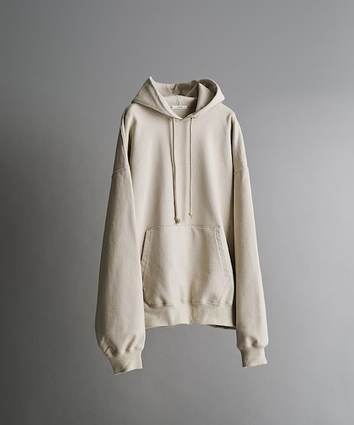 LIDNM（リドム）の「WIDE LOOSE PARKA（パーカー・メンズ・ブラウン系/ホワイト系/グリーン系・MEDIUM/LARGE）」の2枚目の写真