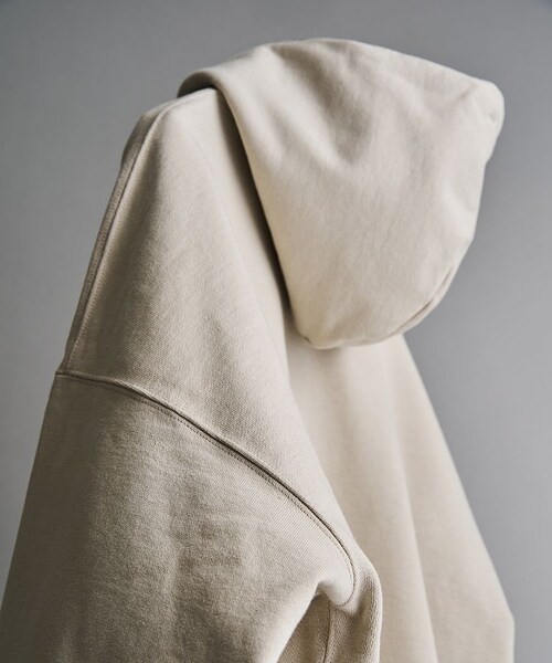 LIDNM（リドム）の「WIDE LOOSE PARKA（パーカー・メンズ・ブラウン系/ホワイト系/グリーン系・MEDIUM/LARGE）」の6枚目の写真