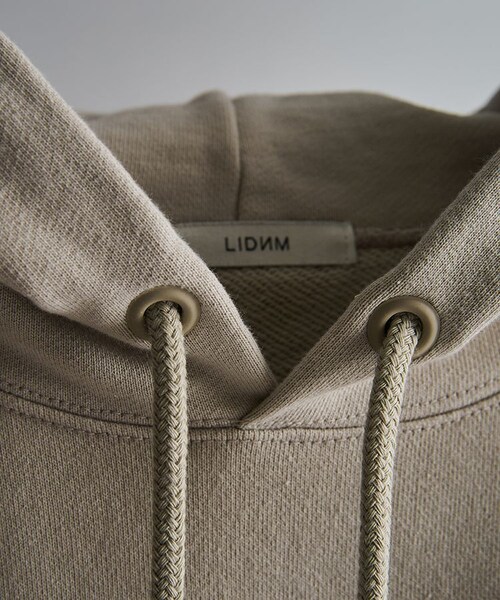 LIDNM（リドム）の「WIDE LOOSE PARKA（パーカー・メンズ・ブラウン系/ホワイト系/グリーン系・MEDIUM/LARGE）」の9枚目の写真