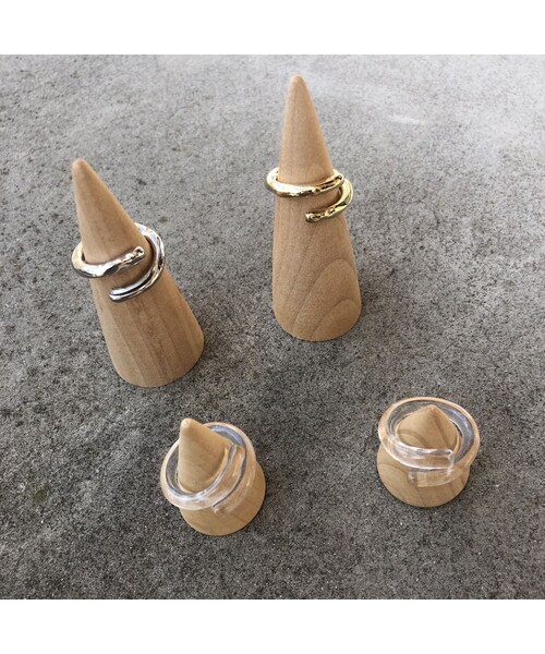 copine（コピン）の「異素材ミックスデザインリング(2color)【クリックポスト対象商品】（リング・レディース・その他）」の4枚目の写真