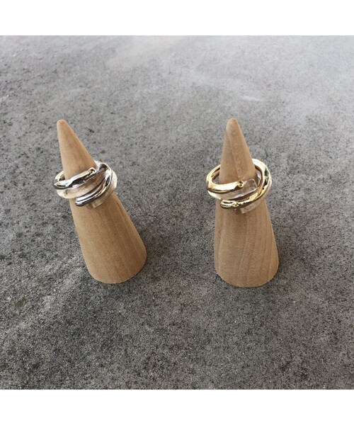 copine（コピン）の「異素材ミックスデザインリング(2color)【クリックポスト対象商品】（リング・レディース・その他）」の15枚目の写真