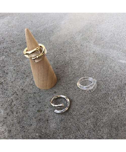 copine（コピン）の「異素材ミックスデザインリング(2color)【クリックポスト対象商品】（リング・レディース・その他）」の3枚目の写真