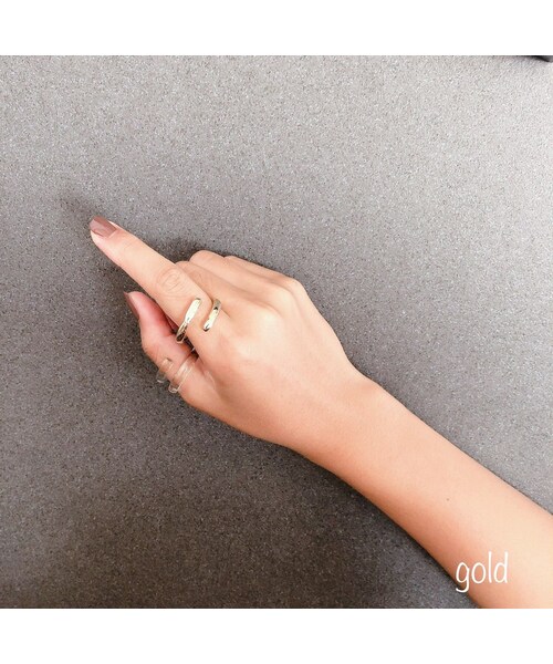 copine（コピン）の「異素材ミックスデザインリング(2color)【クリックポスト対象商品】（リング・レディース・その他）」の14枚目の写真