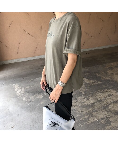 copine（コピン）の「柔らかな肌触り！シンプルロゴtシャツ(3color)【クリックポスト対象商品】（Tシャツ/カットソー・レディース・その他）」の5枚目の写真