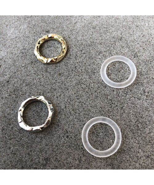 copine（コピン）の「異素材が新鮮！デザインリング(2color)【クリックポスト対象商品】（リング・レディース・その他）」の9枚目の写真