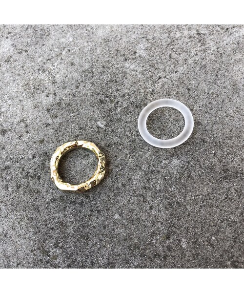 copine（コピン）の「異素材が新鮮！デザインリング(2color)【クリックポスト対象商品】（リング・レディース・その他）」の7枚目の写真