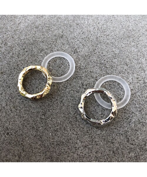 copine（コピン）の「異素材が新鮮！デザインリング(2color)【クリックポスト対象商品】（リング・レディース・その他）」の8枚目の写真