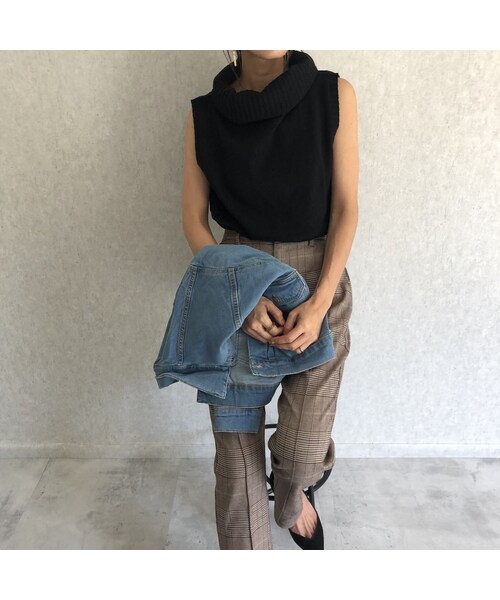 copine(コピン)の「再入荷!シンプル大人カジュアル!タートルノースリーブニット(3color)【クリックポスト対象商品】(ニット/セーター・レディース・その他)」の1枚目の写真