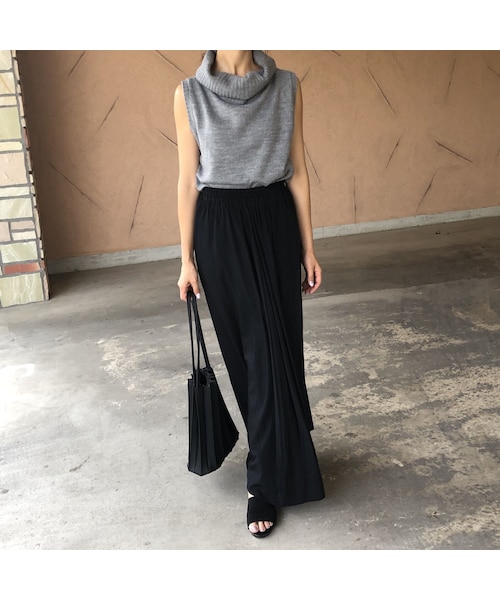 copine(コピン)の「再入荷!シンプル大人カジュアル!タートルノースリーブニット(3color)【クリックポスト対象商品】(ニット/セーター・レディース・その他)」の7枚目の写真