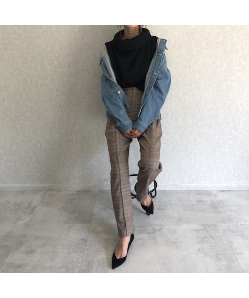 copine(コピン)の「再入荷!シンプル大人カジュアル!タートルノースリーブニット(3color)【クリックポスト対象商品】(ニット/セーター・レディース・その他)」の2枚目の写真