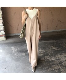 copine | ゆるっと楽ちんスタイル！ワイドキャミサロペット【クリックポスト対象商品】(サロペット/オーバーオール)