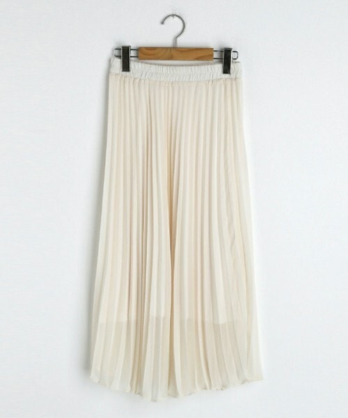 DHOLIC（ディーホリック）の「プリーツシフォンスカート（スカート・レディース・ブルー/レッド/ホワイト・FREE）」の2枚目の写真