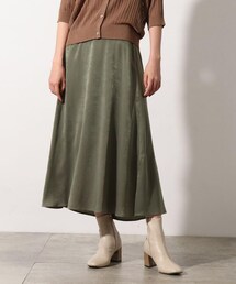 OZOC | [洗える]マロンサテンスカート(スカート)