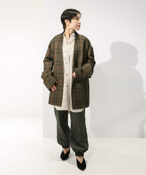 CITYSHOP（シティーショップ）の「GREN CHECK JACKET（ジャケット/アウター・ブラウン A/36/在庫あり/38）」の16枚目の写真