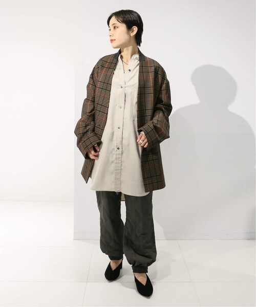 CITYSHOP（シティーショップ）の「GREN CHECK JACKET（ジャケット/アウター・ブラウン A/36/在庫あり/38）」の2枚目の写真