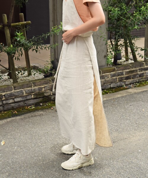 no brand(ノーブランド)の「ホルターコットンOne-piece(ワンピース・レディース・その他)」の4枚目の写真