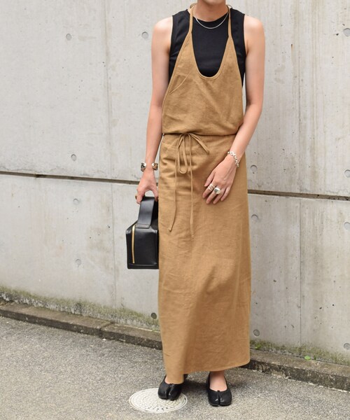 no brand(ノーブランド)の「ホルターコットンOne-piece(ワンピース・レディース・その他)」の7枚目の写真