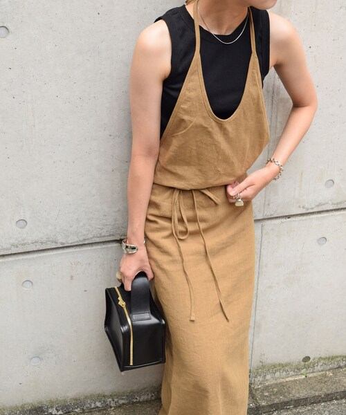 no brand(ノーブランド)の「ホルターコットンOne-piece(ワンピース・レディース・その他)」の9枚目の写真