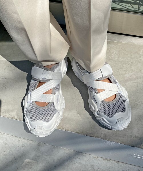 no brand（ノーブランド）の「Vintage Mesh Sneakers（スニーカー・レディース・その他）」の2枚目の写真