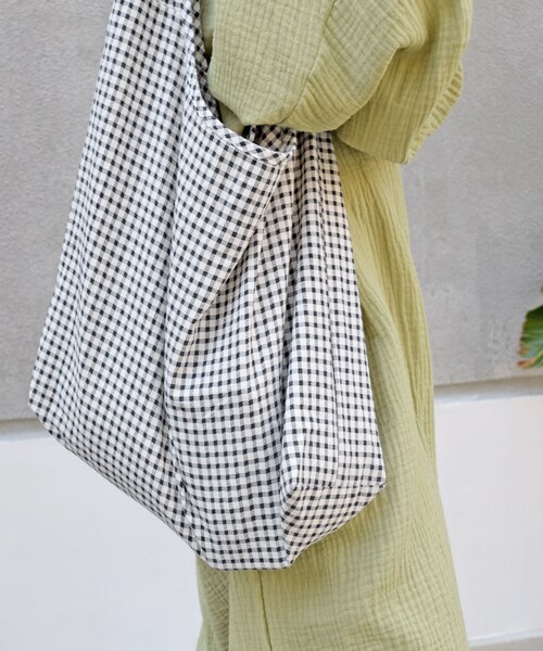 no brand(ノーブランド)の「Gingham Check Bag(トートバッグ・レディース・その他)」の3枚目の写真