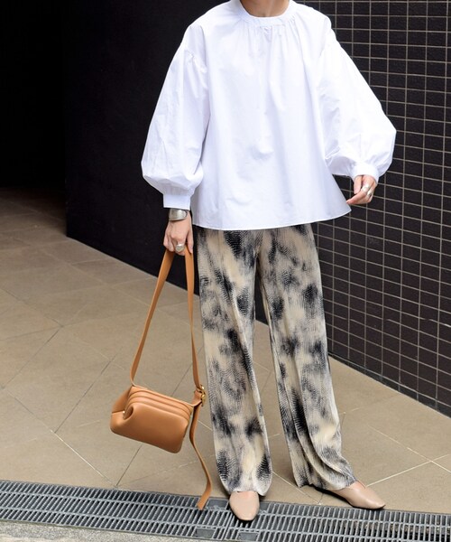 no brand(ノーブランド)の「タイダイプリーツラフPT(その他パンツ・レディース・その他)」の5枚目の写真