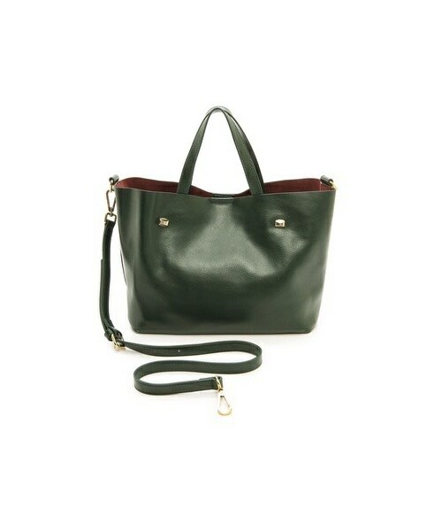MONSERAT DE LUCCA（モンセラットデルカ）の「Monserat De Lucca Docente Small Tote（トートバッグ・Black/Brown/Pine・One Size）」の2枚目の写真