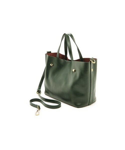 MONSERAT DE LUCCA（モンセラットデルカ）の「Monserat De Lucca Docente Small Tote（トートバッグ・Black/Brown/Pine・One Size）」の5枚目の写真