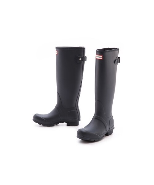 HUNTER（ハンター）の「Hunter Boots Original Back Adjustable Boots（ブーツ・Black/Navy・10/5/6/7/8/9）」の3枚目の写真