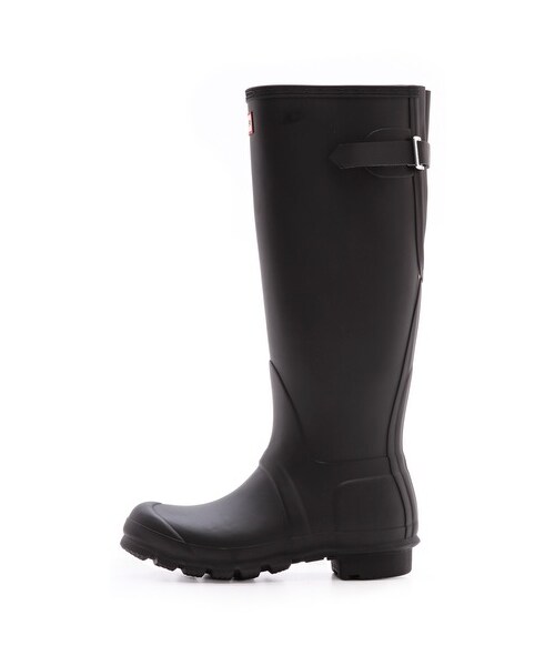 HUNTER（ハンター）の「Hunter Boots Original Back Adjustable Boots（ブーツ・Black/Navy・10/5/6/7/8/9）」の6枚目の写真