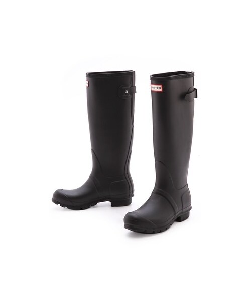 HUNTER（ハンター）の「Hunter Boots Original Back Adjustable Boots（ブーツ・Black/Navy・10/5/6/7/8/9）」の5枚目の写真