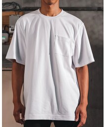RE:LORE | Box Pocket Side Slit Tee White　19S-108(9月下旬発送予定)(Tシャツ/カットソー)