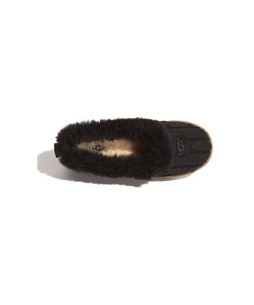 UGG（アグ）の「UGG® Australia 'Rylan' Knit Slipper (Women)（レッグウェア・Black/Grey・6/12/7/10/11）」の3枚目の写真