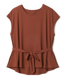 GRL | ウエストリボンフレンチスリーブトップス(Tシャツ/カットソー)