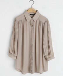 DHOLIC | プリーツスリーブボタンブラウス(シャツ/ブラウス)
