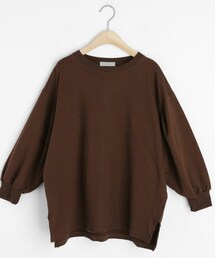 DHOLIC | アンバランスヘムパフTシャツ(Tシャツ/カットソー)